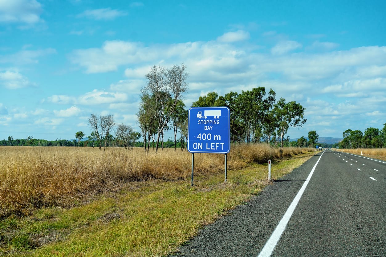 rest areas, heavy vehicle drivers, NatRoad,